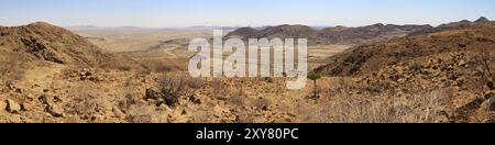 Blick vom Spreetshoogte Pass in Namibia Stockfoto