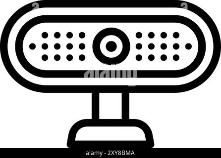 Webcam Vektor-Symbol Design-Illustration Stock Vektor