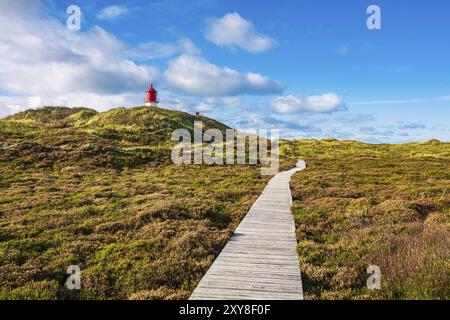 Leuchtturm in Norddorf auf der Insel Amrum Stockfoto