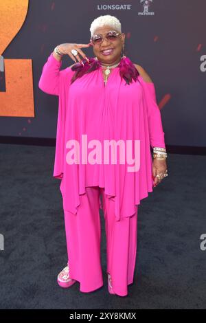 Luenell bei der Weltpremiere des Kinofilms 1992 im Regal LA Live. Los Angeles, 27.08.2024 *** Luenell bei der Uraufführung des Films 1992 im Regal LA Live Los Angeles, 27 08 2024 Foto:xD.xStarbuckx/xFuturexImagex 1992 4803 Stockfoto