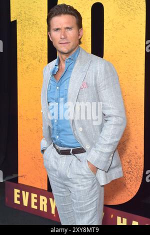 Scott Eastwood bei der Weltpremiere des Kinofilms 1992 im Regal LA Live. Los Angeles, 27.08.2024 *** Scott Eastwood bei der Uraufführung des Films 1992 im Regal LA Live Los Angeles, 27 08 2024 Foto:xD.xStarbuckx/xFuturexImagex 1992 4912 Stockfoto