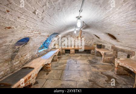 Innenraum des Workhouse, Southwell, Nottinghamshire, East Midlands, Großbritannien Stockfoto