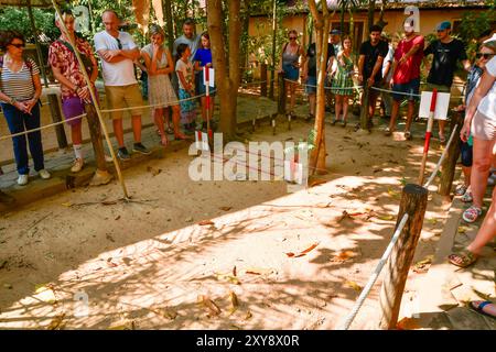 SIEM Ream, Kambodscha - 21. februar 2023: HeroRats Exkursion im APOPO Visitor Center. Humanitäre Minenräumung. Gemeinnützige Organisation. APOPO's Landmine R Stockfoto