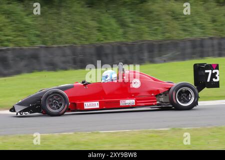 Dalton on on Tees, England, 25. August 2024. Sam Donn fuhr einen Mygale SJ02 in der Monoposto Championship am Croft Circuit. Quelle: Colin Edwards. Stockfoto