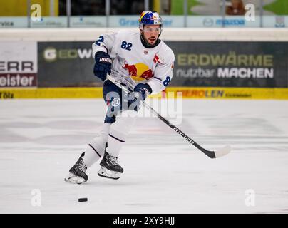 Chris DeSousa (EHC Red Bull Muenchen, #82). GER, EHC Red Bull München gegen HC Dynamo Pardubice, Eishockey, Testspiel, Preseason, 28.08.2024. Foto: Eibner-Pressefoto/Heike Feiner Stockfoto