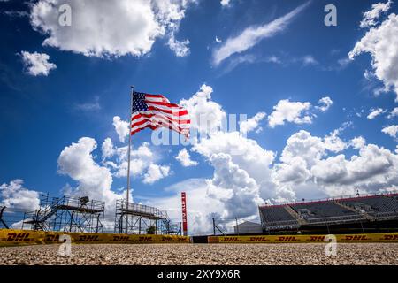 Austin, Etats Unis. August 2024. Illustration, Track während des Lone Star Star Le Mans 2024, 6. Runde der FIA Langstrecken-Weltmeisterschaft 2024, vom 30. August bis 1. September 2024 auf dem Circuit of the Americas in Austin, Texas, USA - Foto Julien Delfosse/DPPI Credit: DPPI Media/Alamy Live News Stockfoto