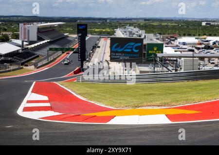 Austin, Etats Unis. August 2024. Illustration, Track während des Lone Star Star Le Mans 2024, 6. Runde der FIA Langstrecken-Weltmeisterschaft 2024, vom 30. August bis 1. September 2024 auf dem Circuit of the Americas in Austin, Texas, USA - Foto Julien Delfosse/DPPI Credit: DPPI Media/Alamy Live News Stockfoto