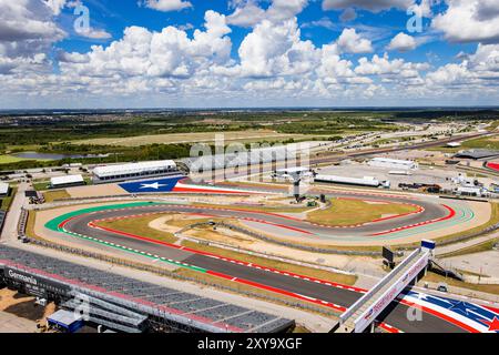 Austin, Etats Unis. August 2024. Illustration, Track während des Lone Star Star Le Mans 2024, 6. Runde der FIA Langstrecken-Weltmeisterschaft 2024, vom 30. August bis 1. September 2024 auf dem Circuit of the Americas in Austin, Texas, USA - Foto Julien Delfosse/DPPI Credit: DPPI Media/Alamy Live News Stockfoto