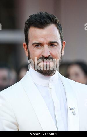 Venedig, Italien. August 2024. Justin Theroux nahm an der Eröffnungszeremonie des 81. Internationalen Filmfestivals von Venedig am 28. August 2024 in Venedig Teil. Foto: Aurore Marechal/ABACAPRESS. COM Credit: Abaca Press/Alamy Live News Stockfoto