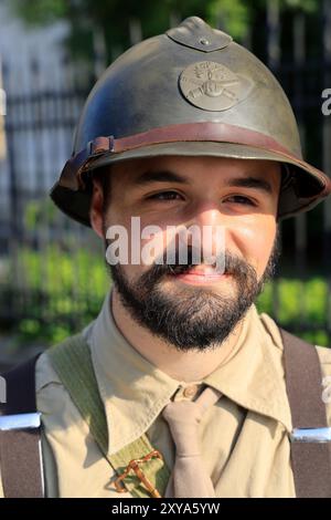 Bordeaux, Frankreich. August 2024. 2. Weltkrieg und NS-Besetzung: Gedenktag zum 80. Jahrestag der Befreiung Bordeaus durch den Widerstand Stockfoto