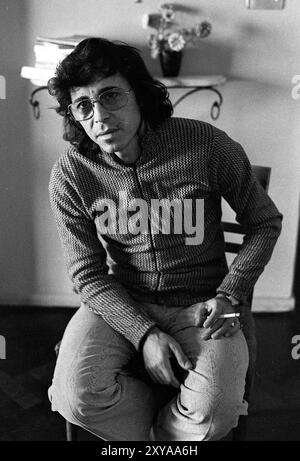 Der argentinische Saxophonist Leandro 'Gato' Barbieri während eines Interviews in Buenos Aires, Argentinien, 24. März 1971. Stockfoto