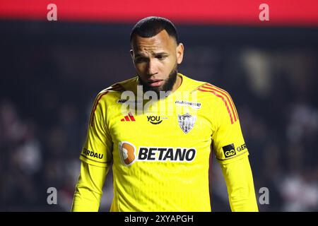 Torhüter Everson von Atlético-MG während des Spiels gegen São Paulo für die erste Runde des Viertelfinals der Copa do Brasil im Morumbis Stadium, im Stadtteil Morumbi, südlich von São Paulo, diesen Mittwoch, 28. August 2024 Credit: Brazil Photo Press/Alamy Live News Stockfoto