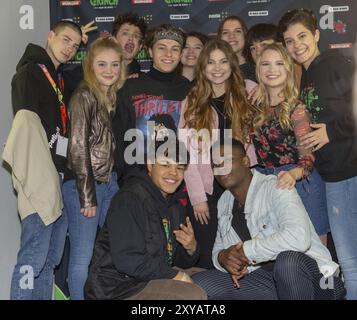 DORTMUND, 1. Dezember 2018: Spotlight beim Nickelodeon Slimefest 2018, dem ersten Slimefest in deutschland, Europa Stockfoto