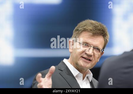 Frankfurt, Deutschland. September 2017. Fotos von der BMW Pressemitteilung auf der 65. IAA International Motor Show in Frankfurt/Main am Dienstag, September Stockfoto