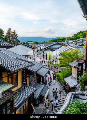 Hokan-JI-Tempel, Yasaka-Pagode, in der Ninenzaka-Straße, in Kyoto, Japan Stockfoto