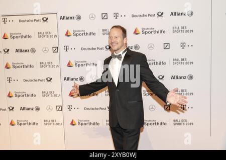 WIESBADEN, 2. Februar 2019: Alexander Leipold beim Ball des Sports 2019, Europa Stockfoto