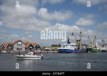 Oudeschild, Texel, Niederlande. August 2021. Der Hafen von Oudeschild auf der Insel Texel. Stockfoto