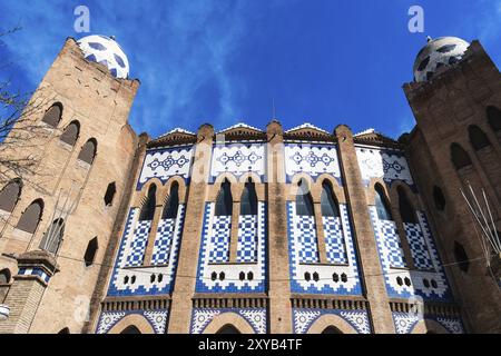 Ehemalige Stierkampfarena La Monumental in Barcelona, Spanien, Europa Stockfoto