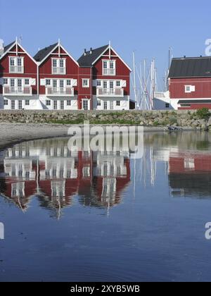 Marina Bagenkop liegt an der westlichen Ostsee im Süden der dänischen Insel Langeland Stockfoto