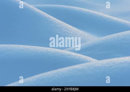 Schneebedeckte Bauwerke, Gaellivare, Norrbotten, Lappland, Schweden, Februar 2013, Europa Stockfoto