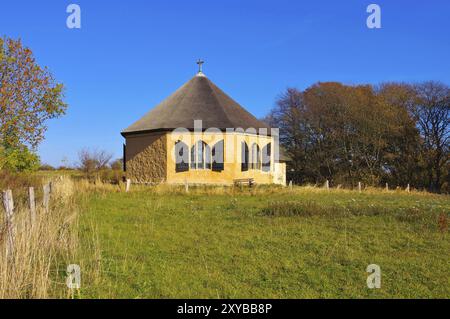 Kapelle Vitt am Kap Arkona, Insel Rügen in Deutschland, Kapelle Vitt bei Kap Arkona, Insel Rügen in Deutschland Stockfoto