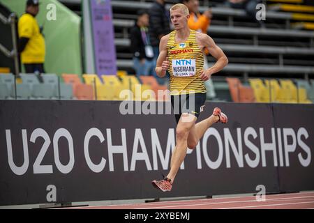 Max HUSEMANN (Eintracht Hildesheim), DEUTSCHLAND, 400 Meter Männer PRO, Leichtathletik, Leichtathletik, Leichtathletik, Leichtathletik, Leichtathletik, Leichtathletik, U20 Leichtathletik Weltmeisterschaften Lima 24, U20 Leichtathletik Weltmeisterschaften, 28.08.2024, Foto: Eibner-Pressefoto/Jan Papenfuss Stockfoto