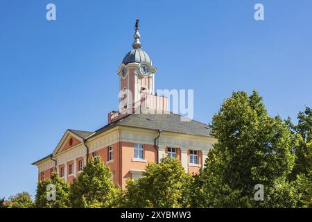 Historisches Rathaus in Templin Stockfoto