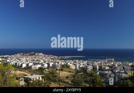 Stadtblick, Rethymnon, Kreta Stockfoto