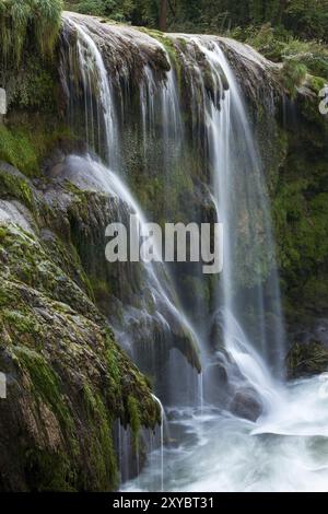 Detail des Marmore Wasserfalls in Umbrien, Italien, Europa Stockfoto