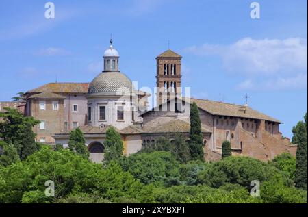 Rome Santi Giovanni e Paolo, Rome Santi Giovanni e Paolo 03 Stockfoto