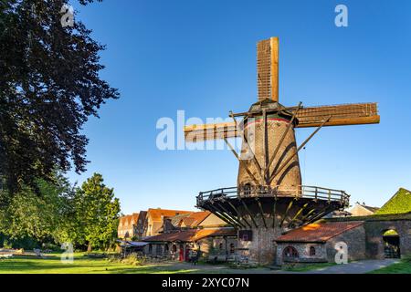 Die Kriemhildmühle in Xanten, Niederrhein, Nordrhein-Westfalen, Deutschland, Europa | die Kriemhildmühle in Xanten, Niederrhein, Nordrhein-West Stockfoto