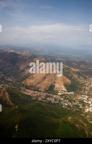 Luftaufnahme der Region Neapel in Italien Stockfoto