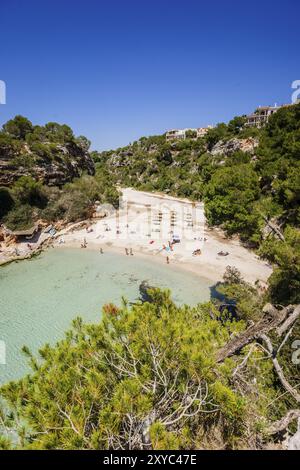 Cala Pi, Llucmajor, Comarca de Migjorn. Mallorca. Islas Baleares. Spanien Stockfoto