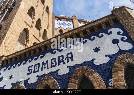 Ehemalige Stierkampfarena La Monumental in Barcelona, Spanien, Europa Stockfoto