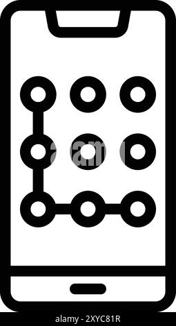 Mustervektor-Symbol Konstruktionsabbildung Stock Vektor