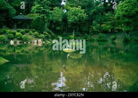 Shukkeien, Hiroshima-Stadt, Hiroshima, Japan. Stockfoto