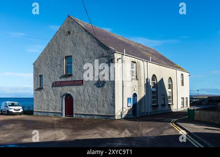 Thurso, Schottland, Vereinigtes Königreich - 16. Oktober 2023: Kirche der Heilsarmee an der Nordküste von Thurso, Caithness, Schottland, Vereinigtes Königreich. Er stellt chur bereit Stockfoto