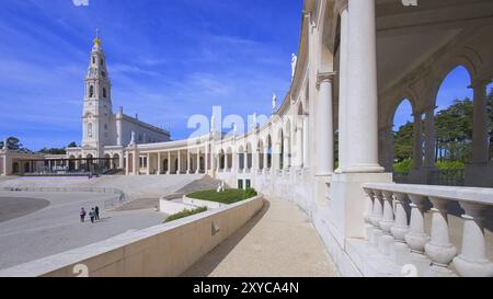 Fatima, Basilika Antiga in Portugal, Heiligtum von Fatima in Portugal, Basilika Antiga Stockfoto