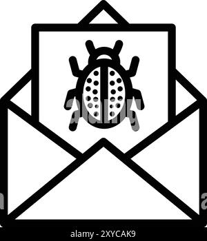 Illustration Zum Design Des Symbols Für E-Mail-Vektor Stock Vektor