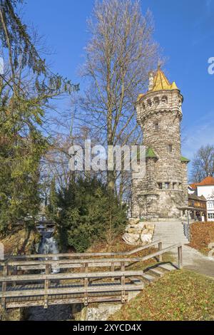 Mutterturm in Landsberg am Lech, Deutschland, Europa Stockfoto