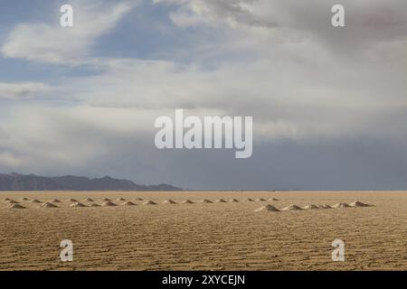 Foto der Salinas Grandes im Nordwesten Argentiniens Stockfoto