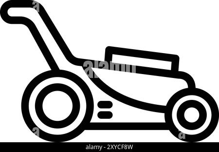 Rasenmäher Vektor-Symbol Design-Illustration Stock Vektor