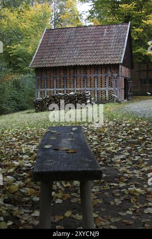 Hölzerner rick Stockfoto