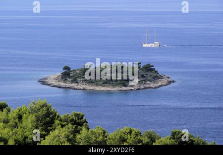 Murter Insel vor der Insel, Murter Insel vor der Insel Stockfoto