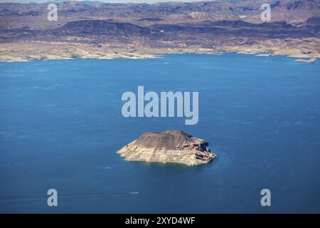 Luftaufnahme des Lake Mead Stockfoto