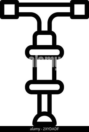 Illustration Des Pogo-Vektor-Symbols Stock Vektor