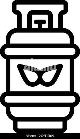 Grafik Des Gasvektorsymbols Stock Vektor