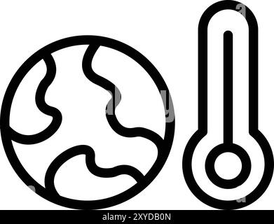 KlimabildungVektor-Symbol Design-Illustration Stock Vektor