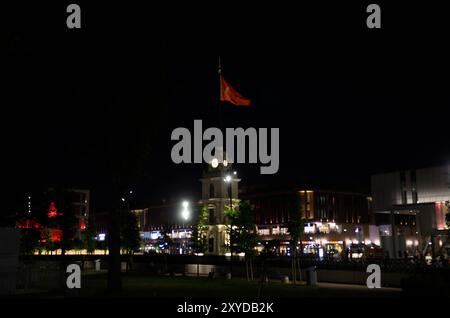 Tophane-i Amire Sanjak Tower, Galataport, Istanbul, Türkei, Europa Stockfoto