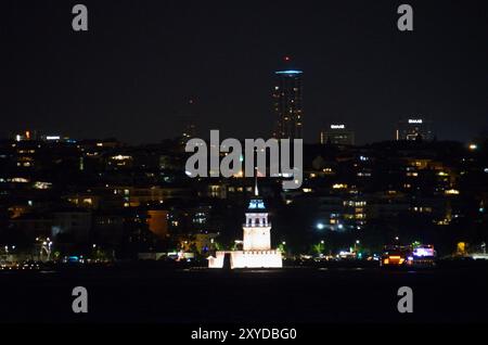 Maiden's Tower, Istanbul, Türkei, Europa Stockfoto